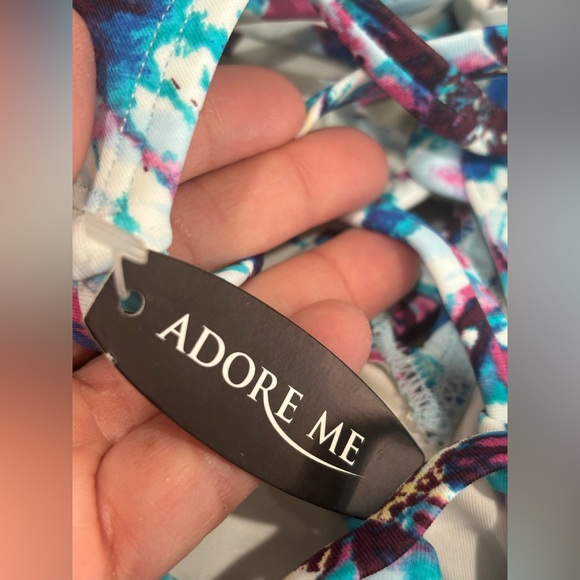 ADORE ME Womens Multi Color
Floral ,Swimwear Size:S blue pink and white - Picture 8 of 8